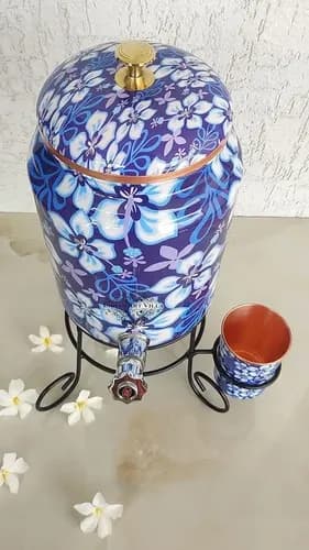 Dispenser De Agua De Cobre Con Diseño - A Pedido Cobre