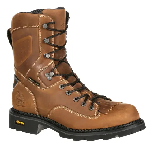 Botas Georgia Boot Men's Men's Comfort Core - A Pedido Marrón Cuero 1 4
