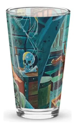 Vaso Vidrio Dracula - Vampire Usa Made - A Pedido_exkarg Transparente 2