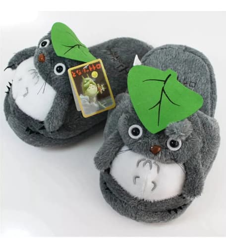 Pantuflas Totoro Adultos - A Pedido_exkarg Gris 40 Eu 6