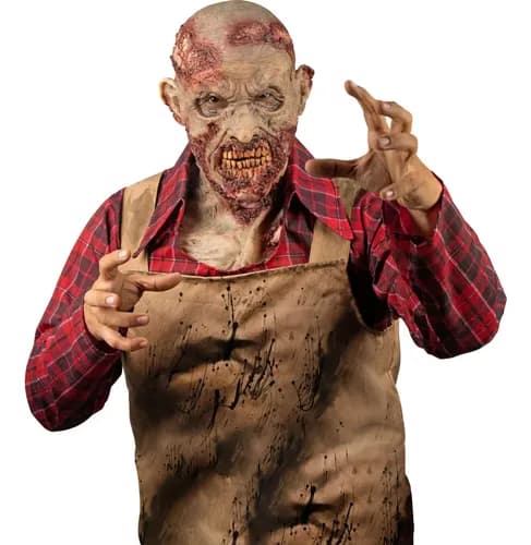 Máscara De Zombi Hiperactiva Ghoulish Productions - A Pedido Piel 4