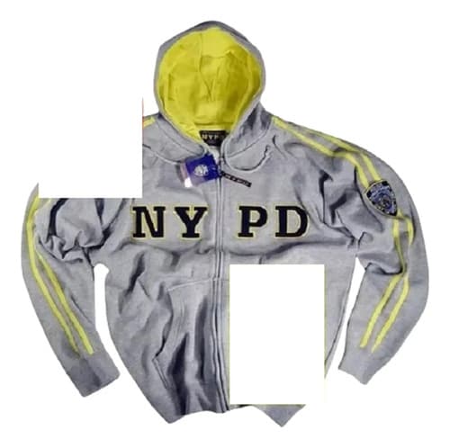 Campera Hoodie Nypd Original (xl)_exkarg Xl Gris