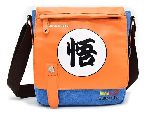 Morral Anime Dragonball Z Canvas - A Pedido_exkarg Naranja