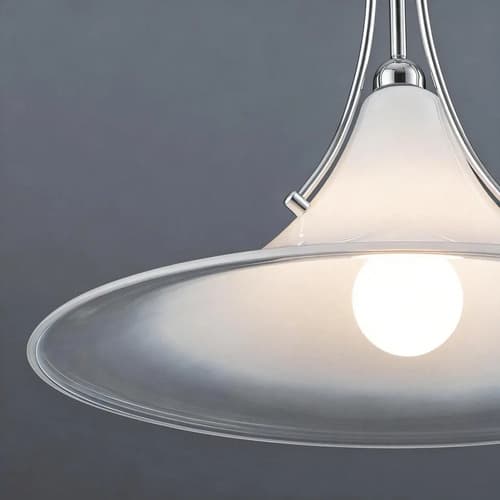 Lámpara De Techo  Bauhaus De 16 Pulgadas - A Pedido Plateado