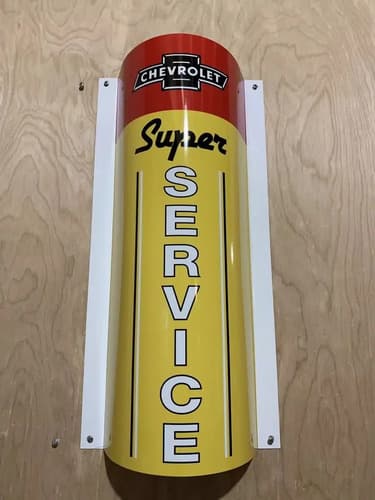 Cartel Chevrolet Chevy Service - A Pedido_exkarg X 3