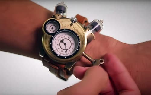 Reloj Analógico Tesla Estilo Steampunk Thinkgeek Con Aspecto 2