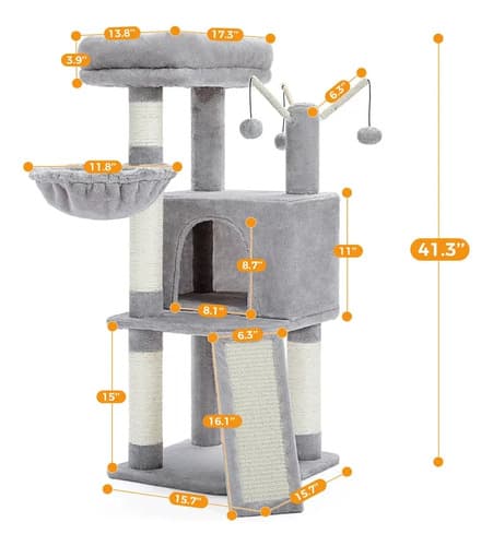 Rascador Para Gatos + Escalador Condo - A Pedido_exkarg Beige 2