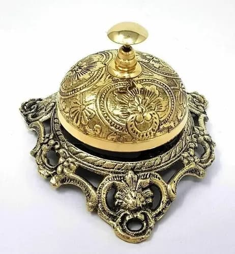 Timbre Llamador Hotel Vintage - A Pedido_exkarg Bronce 4