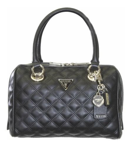 Cartera Guess Cessily Quilted Box - A Pedido_exkarg Negro