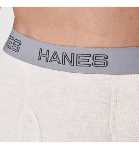 Calzoncillos Largos Hanes Long Johns Termica - A Pedido Gris Xxxs 4