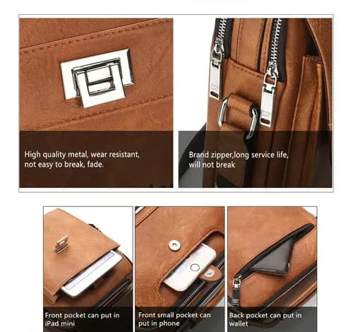 Morral Jeep Buluo Mens Sac - A Pedido_exkarg Marrón 4