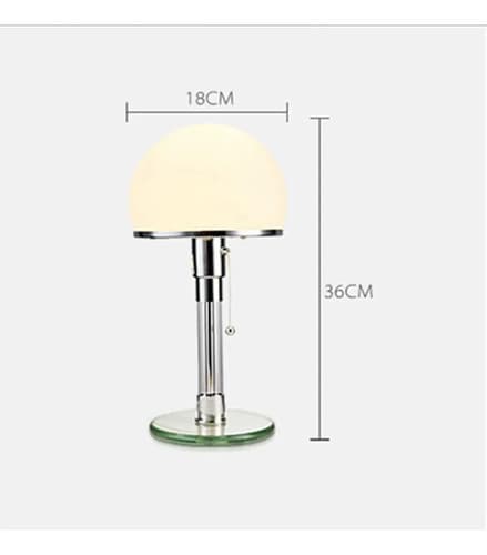 Lampara De Mesa Bauhaus Style Table - A Pedido Cromado 2