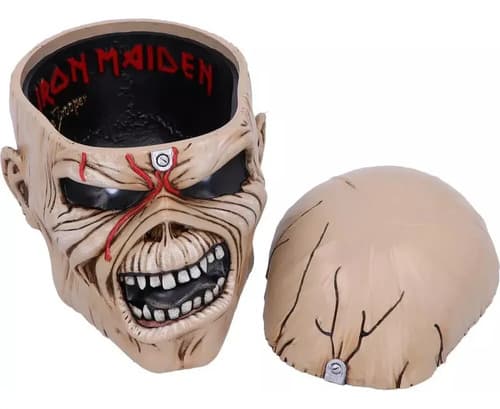 Caja Almacenamiento Iron Maiden Eddie - A Pedido_exkarg Beige / Negro / Rojo X 4