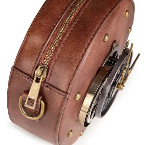Morral Bandolera Cartera Gothic Steampunk - A Pedido_exkarg Marrón 6