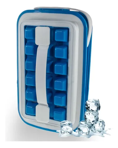 Cubetera Hielo Silicona - A Pedido_exkarg Azul 2