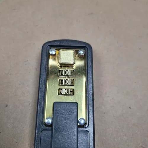 Caja De Seguridad Con Llave De Pared - A Pedido_exkarg Negro 4