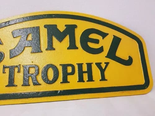Cartel Camel Trophy Large 40cm Cast - A Pedido_exkarg X 2