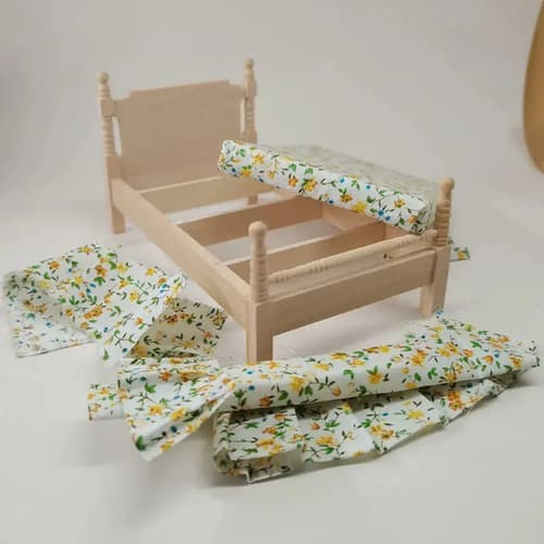Cama Juguete Casa De Muñecas - A Pedido_exkarg 4