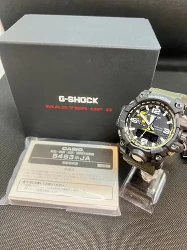 Reloj Casio G-shock Gwg-1000-1a3jf - A Pedido_exkarg Verde Oscuro Negro 7