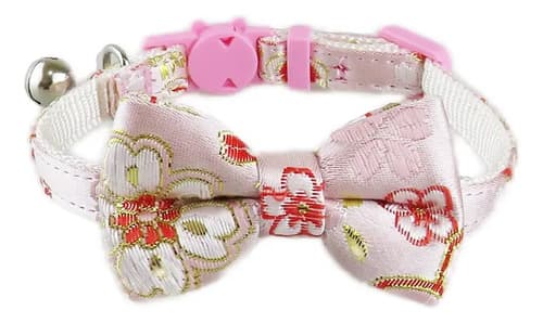 Collar Para Mascotas Con Lazo Y Cascabel - A Pedido_exkarg Rojo