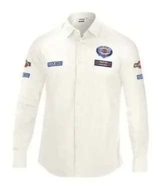 Camisa Sparco Martini Original - A Pedido_exkarg Blanco Xxxx 3