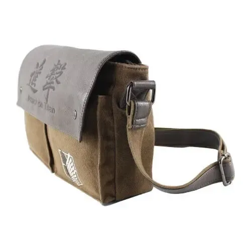 Morral Anime Attack On Titan Shingeki - A Pedido_exkarg Marrón 2