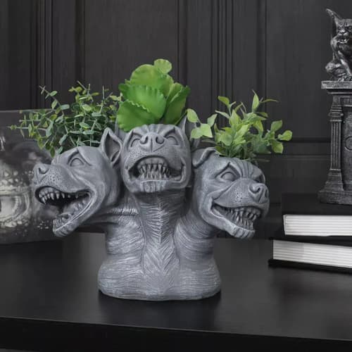 Maceta Cerberus 3 Cabezas - A Pedido_exkarg Gris 3