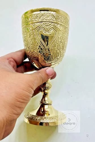 Copa De Vino Bronce Solido - A Pedido_exkarg Bronce 2