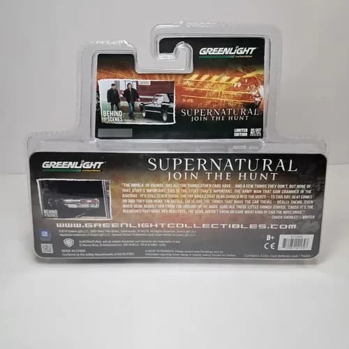 Auto 1:64 Supernatural Chevrolet Impala - A Pedido_exkarg Negro 2