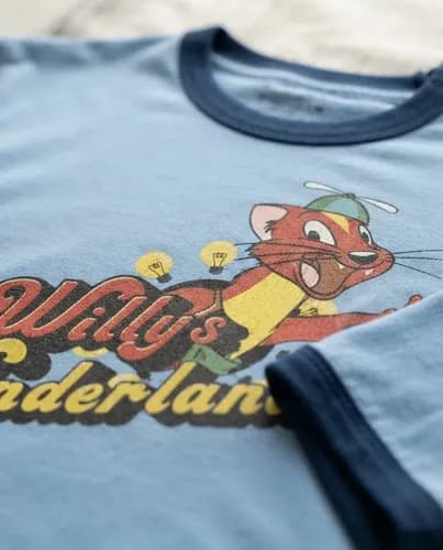 Remera Willy's Wonderland Janitor - A Pedido_exkarg Celeste S 5