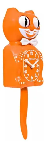 Reloj De Pared Kit Kat Orange - A Pedido_exkarg Naranja 2