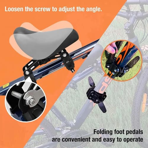 Asiento De Bicicleta Para Niños - A Pedido_exkarg Negro 3