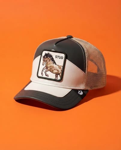 Gorra Goorin Bros Horse Trucker - A Pedido Negro M 7