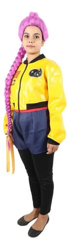 Disfraz Womens K-pop Star Warrior - A Pedido Amarillo M 4