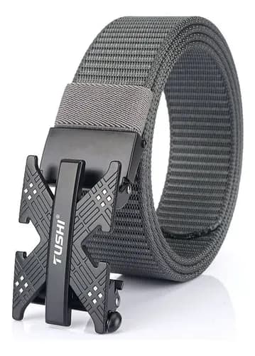 Cinturon Tactico Leisure Belt Alloy - A Pedido_exkarg Negro 125 Cm 4
