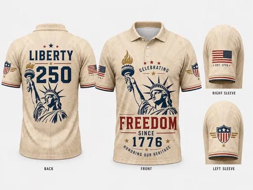 Chomba America Statue Of Liberty Patriotic - A Pedido Beige S 2
