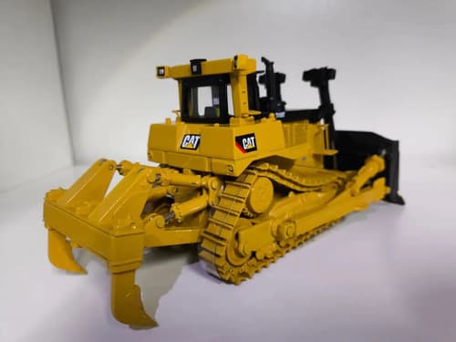 Cinta De Correr Caterpillar Para Tractor En Miniatura D10t 1:50 Diecast 85158, Amarilla Amarillo 7