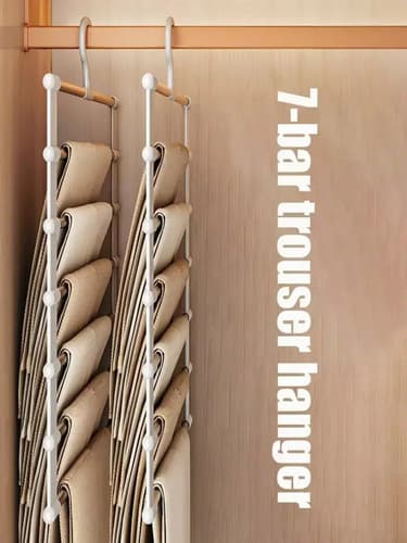Percha Para Pantalones De Varias Capas - A Pedido_exkarg Plateado 3