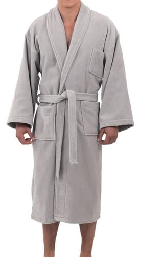 Bata De Baño Alpine Swiss Pure Cotton - A Pedido_exkarg Azul 38 3