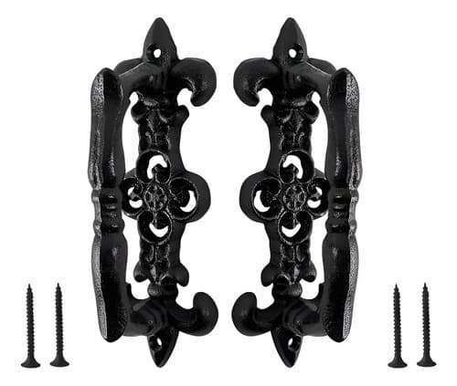 Set Manijas Puerta Victorian Door - A Pedido_exkarg Negro