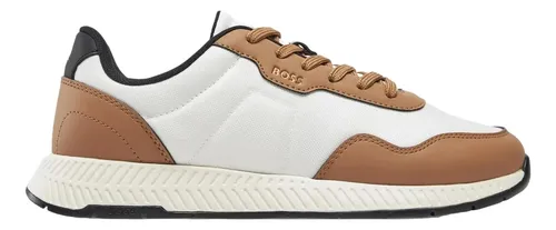 Zapatillas Boss Men's Sneakers Titanium - A Pedido_exkarg Blanco 34,5 Ar 5