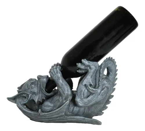 Porta Botellas Gargola Borracha - A Pedido_exkarg Gris