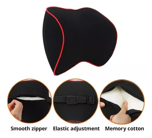 Reposacabezas Del Asiento De Coche - A Pedido_exkarg Negro 5