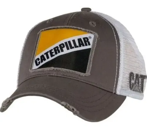 Gorra Caterpillar Gray Retro - A Pedido_exkarg Plateado Xxx