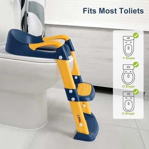 Asiento Para Inodoro Niños - A Pedido_exkarg Azul 8