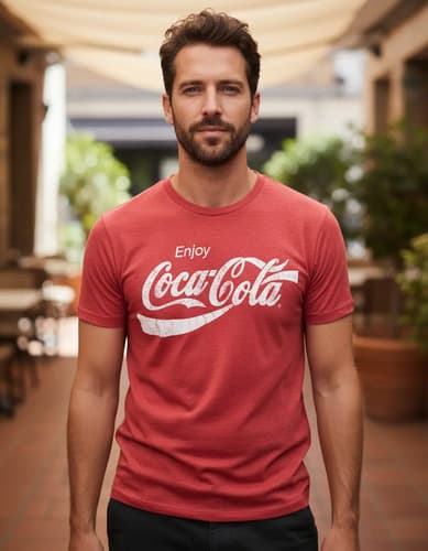 Remera Coca Cola Enjoy - A Pedido_exkarg Rojo M