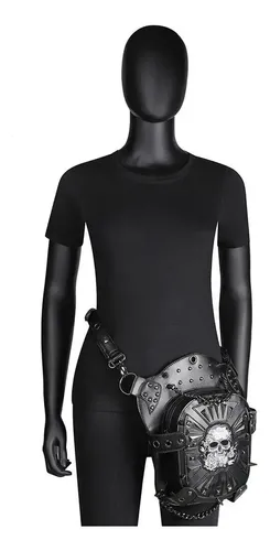 Morral Gearduke Skull Men - A Pedido_exkarg Negro 4