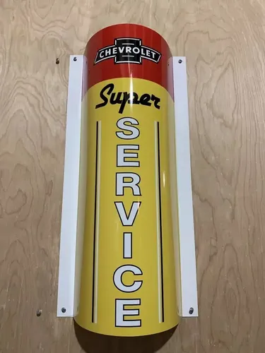 Cartel Chevrolet Chevy Service - A Pedido_exkarg X 2