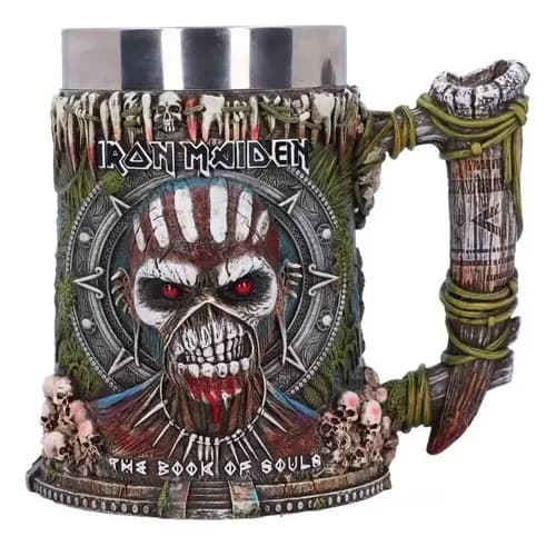 Jarro Tankard Iron Maiden Book Of Souls - A Pedido_exkarg Books Of Souls 4