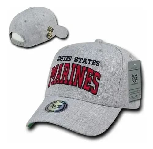Gorra Gray United States Marines Oficial - A Pedido_exkarg Plateado Xxxx